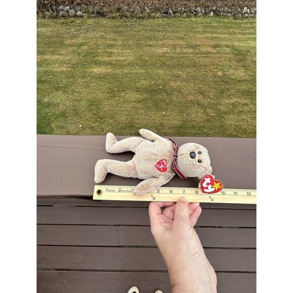 TY 1999 Signature Bear Beanie Baby Handmade in China. - Picture 7 of 8